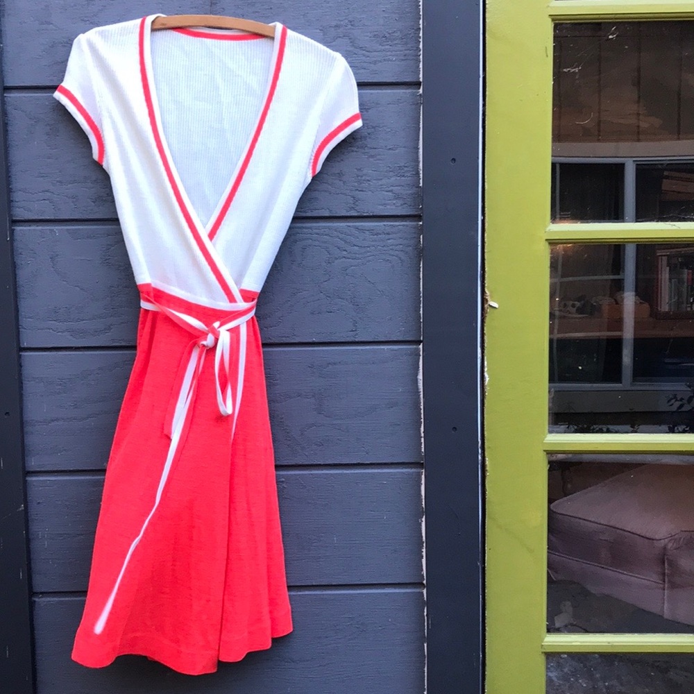 VTG Knit Wrap Dress